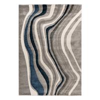 Flachwebteppich My Frisco 283 - Blau, Basics, Textil (120/170cm) - Obsession