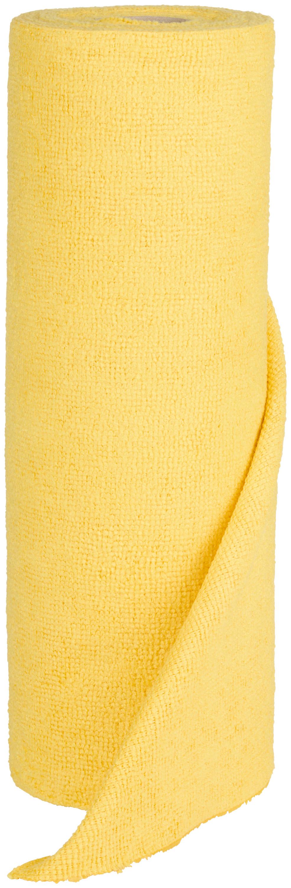 Mikrofasertuch, 30 Stück fusselfrei - Gelb, Basics, Textil (30/10/10cm)