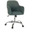 Drehstuhl Solao 300 - Chromfarben/Grün, Basics, Kunststoff/Textil (68/85-94/68cm) - MID.YOU
