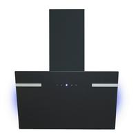 Kopffreihaube Respekta Solea Metall/Glas Schwarz B: 60 cm - Schwarz, Trend, Glas/Metall (60/76,4-114,4/38,2cm) - Respekta