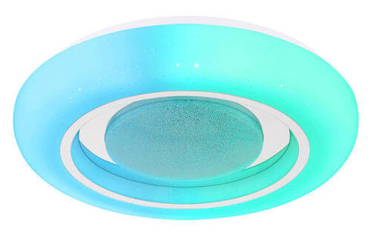 STROPNÍ SVÍTIDLO 41369-18 - bílá/opál, Trend, kov/plast (39/8cm) - Globo