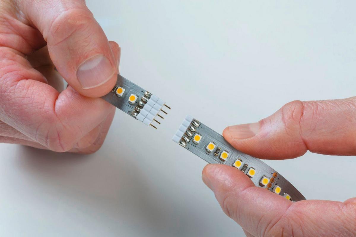 LED-Stripe dimmbar 70580 - Silberfarben, Basics, Kunststoff (0,3cm) - Paulmann
