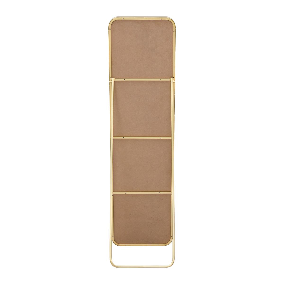 Zrcadlo LIV zlatý kov - barvy zlata, Moderní, kov/sklo (41/154/68,5cm) - Bessagi Home