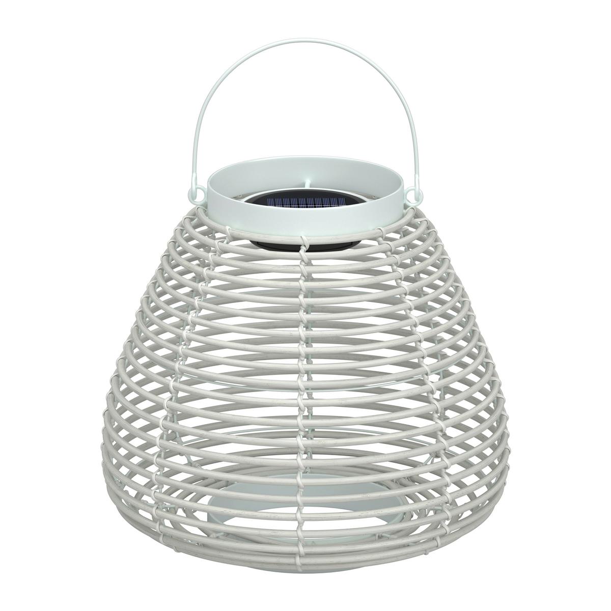 VONKAJŠIE SVIETIDLO ANINA - biela, Modern, kov/plast (31/29/31cm) - Bessagi Garden