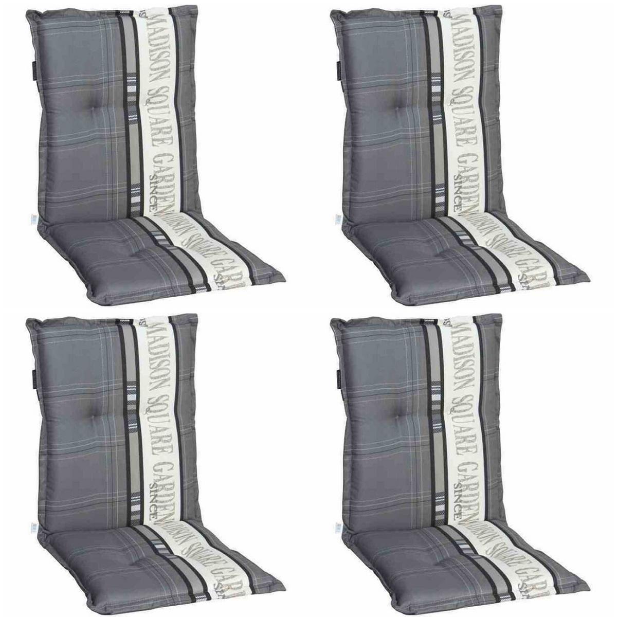 Sitzkissen Garden Lxb: 105x50 Cm Grau - Grau, KONVENTIONELL, Textil (50/8/105cm) - Ambia Garden