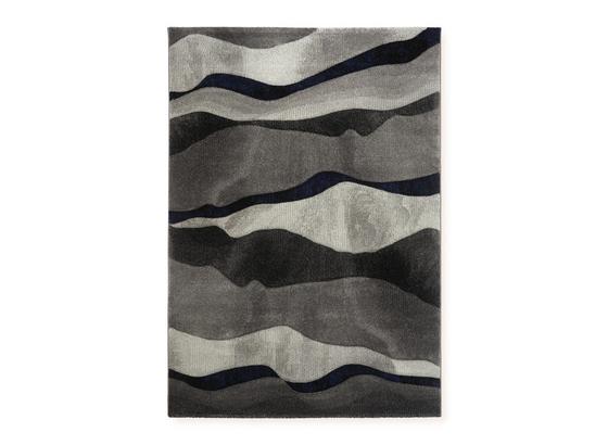 Webteppich Cortez 120x70 cm - Blau/Grau, Basics, Kunststoff (120/170cm) - Ombra Webteppich Cortez 120x70 cm - Blau/Grau, Basics, Kunststoff (120/170cm) - Ombra