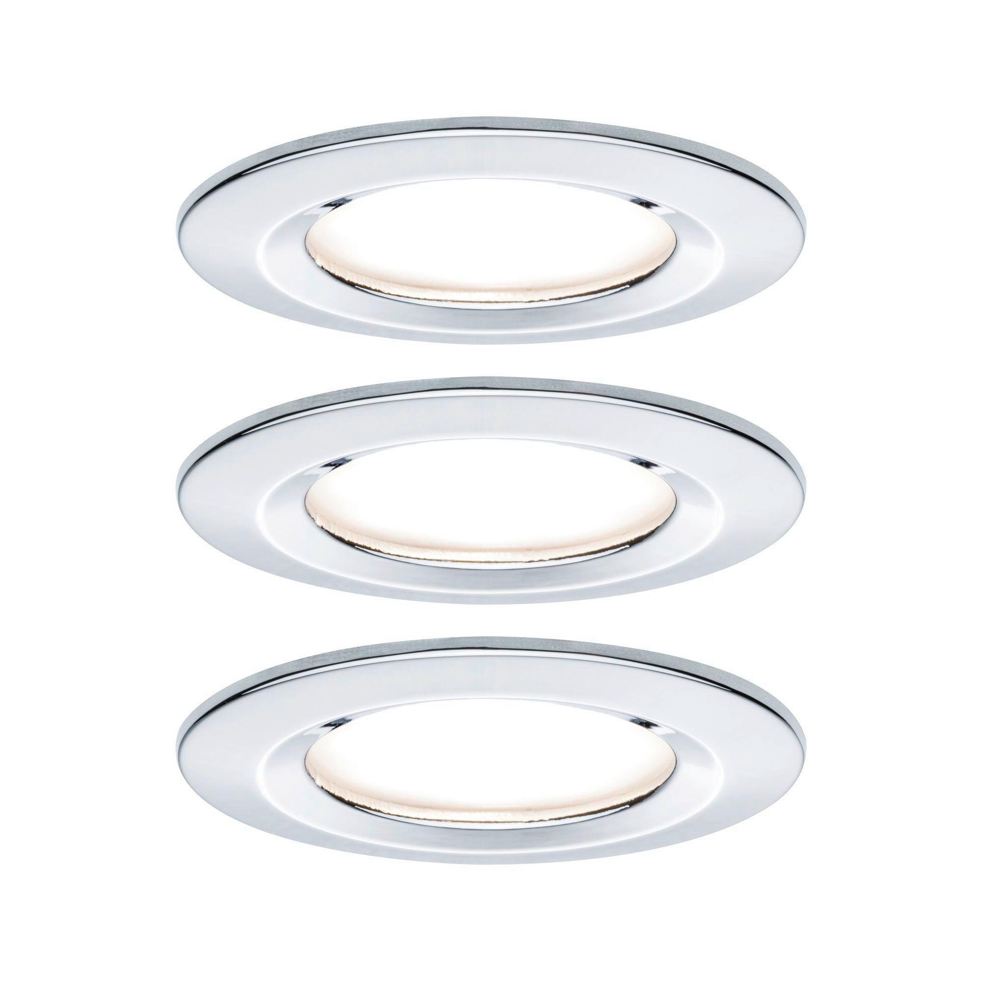 Deckenleuchte 3er-Set Ø 7,8 cm, dimmbar, Rund - Basics (7,8cm) - Paulmann