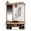 Garderobe Malta in San Remo Hell Dekor - Eichefarben/Weiß, MODERN, Holzwerkstoff (145/197/36cm)