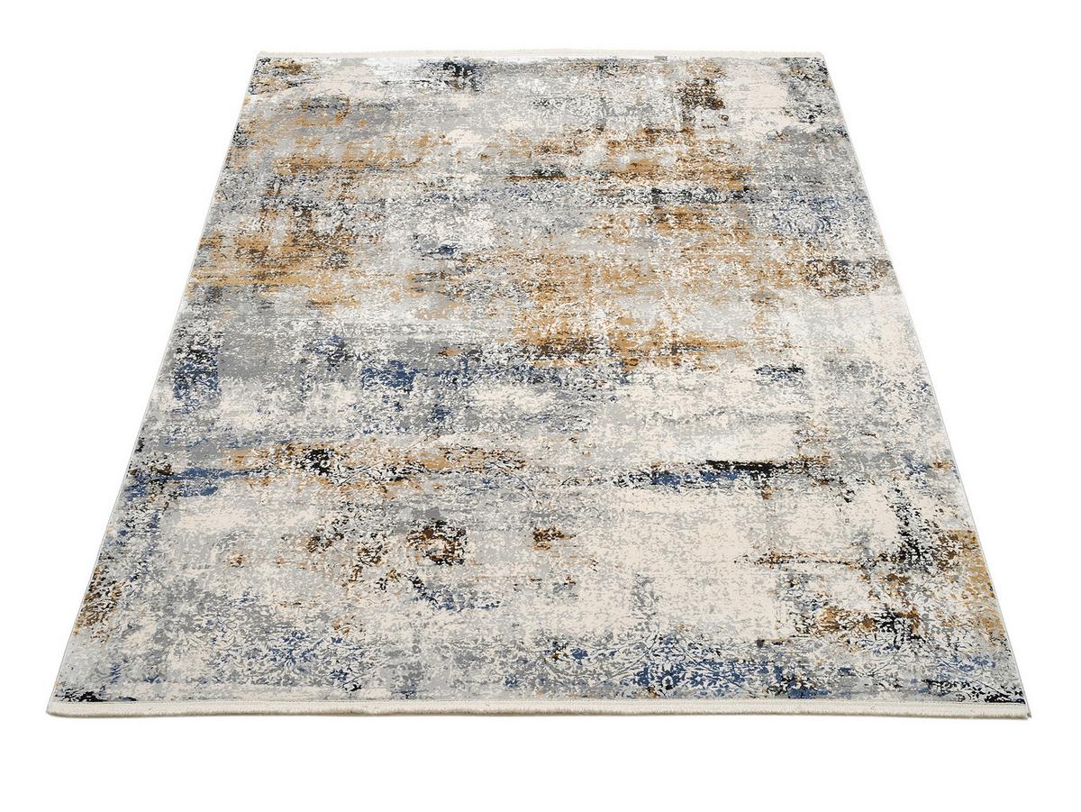 Webteppich Le Mans 04 Grau/Schwarz 67x130 cm - Schwarz/Grau, Design, Textil (67/130cm) - Dieter Knoll