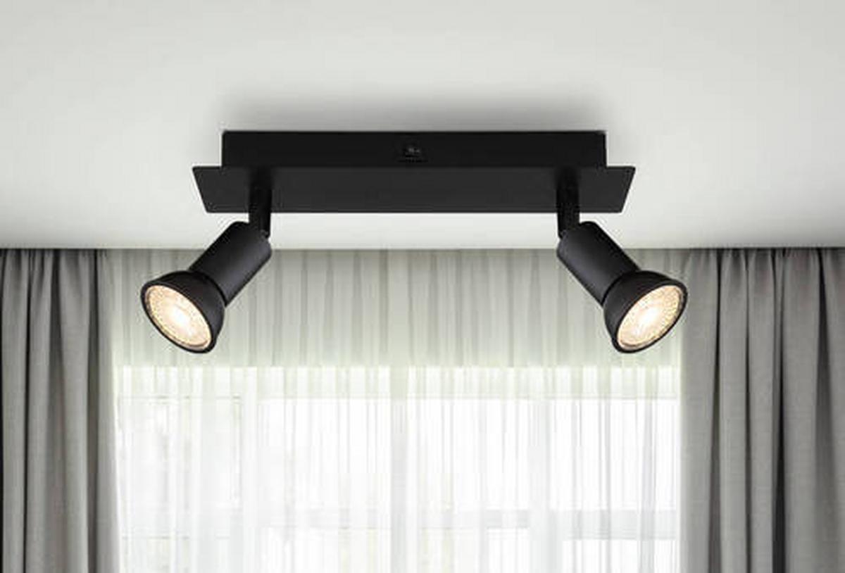 Strahler 57998-2 - Schwarz, Design, Metall (25/6/9cm) - Globo