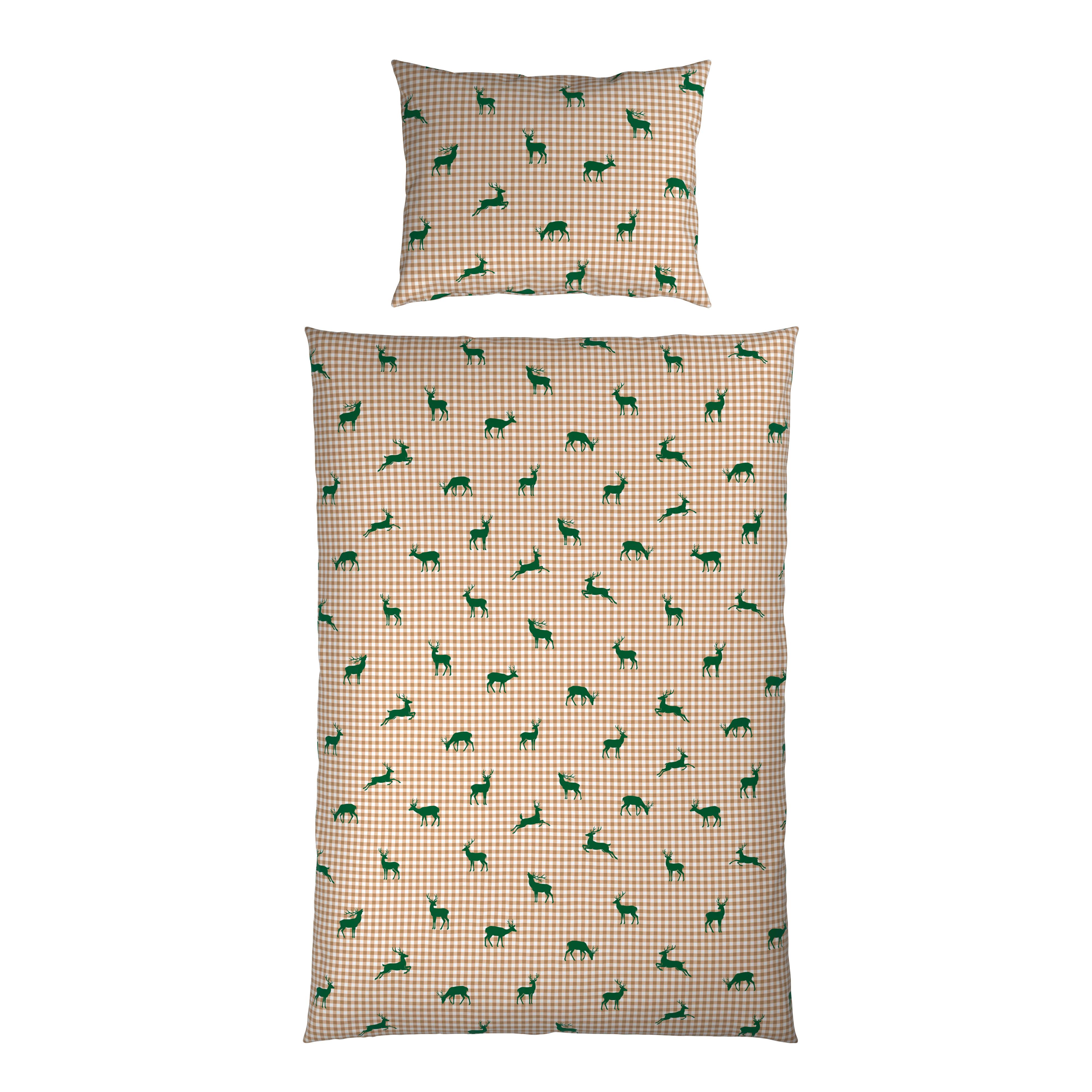 BETTWÄSCHE RUDOLPH - Beige/Grün, ROMANTIK / LANDHAUS, Textil - James Wood