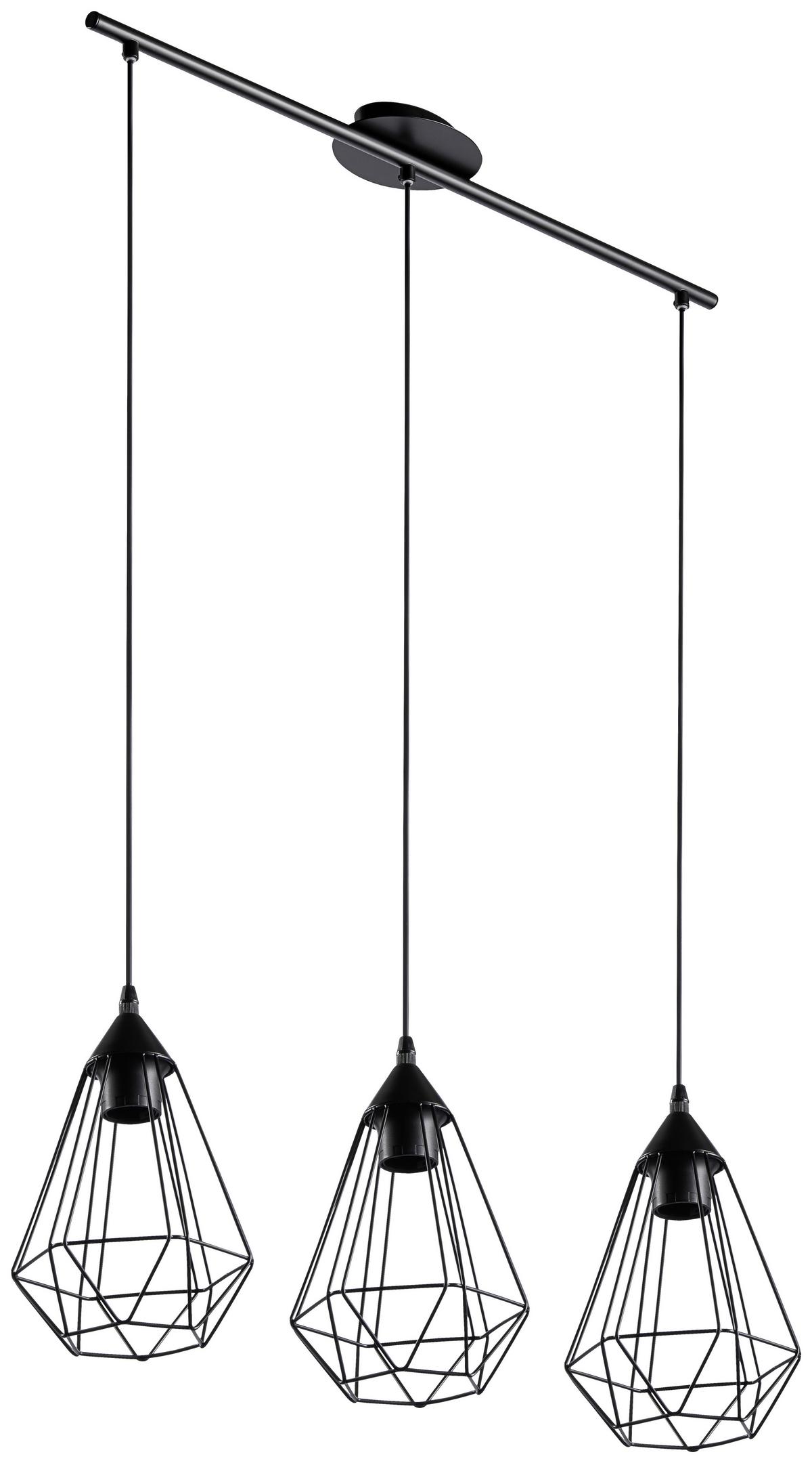 ZÁVESNÉ SVIETIDLO TARBES - čierna, Modern, kov (79/17,5/110cm)