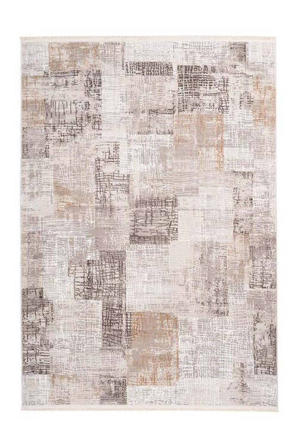 Webteppich Grau/Silberfarben Akropolis 160x230 cm - Silberfarben/Grau, Design, Textil (160/230cm) - Kayoom