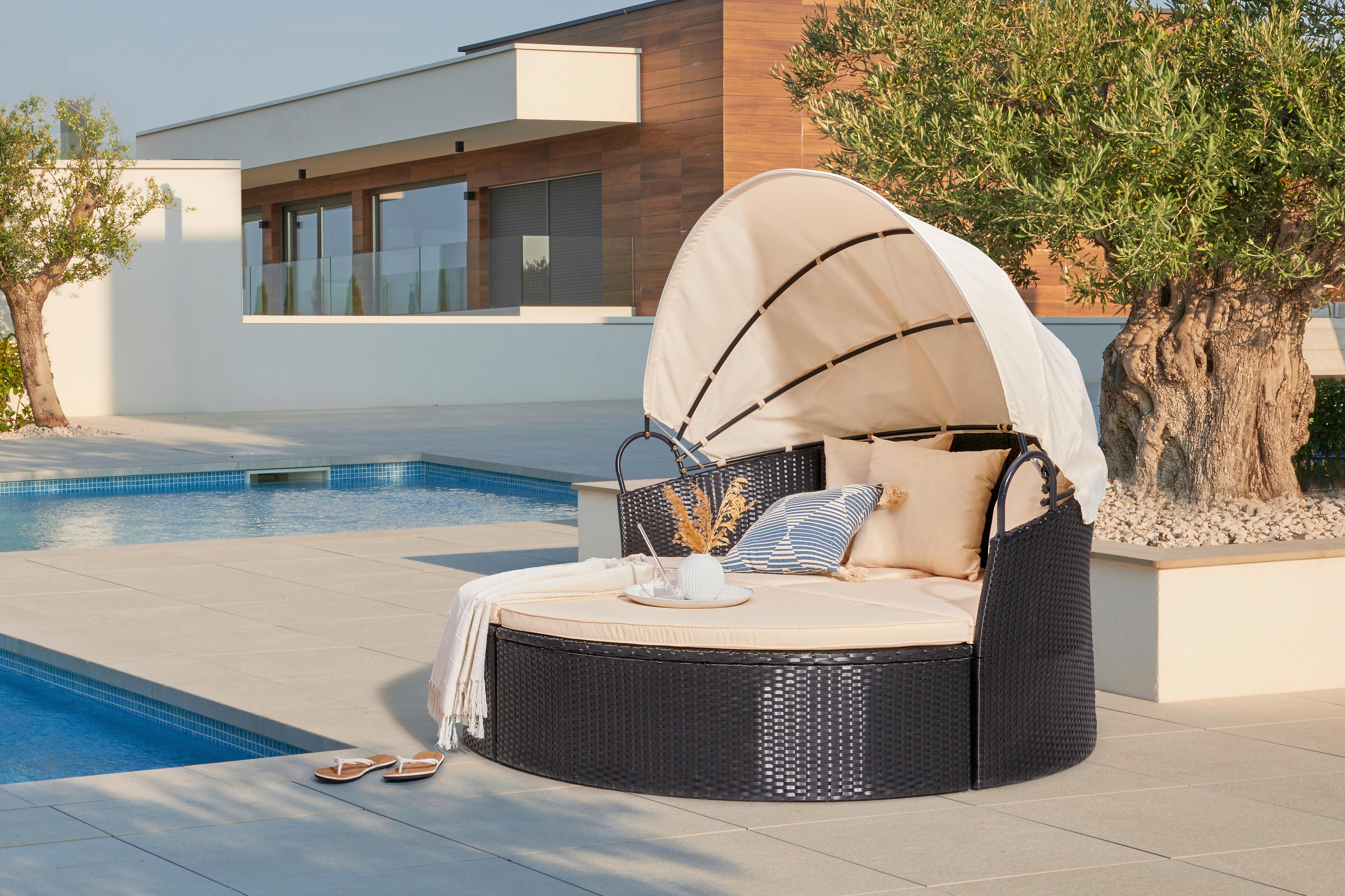 Sonneninsel in Rattanoptik