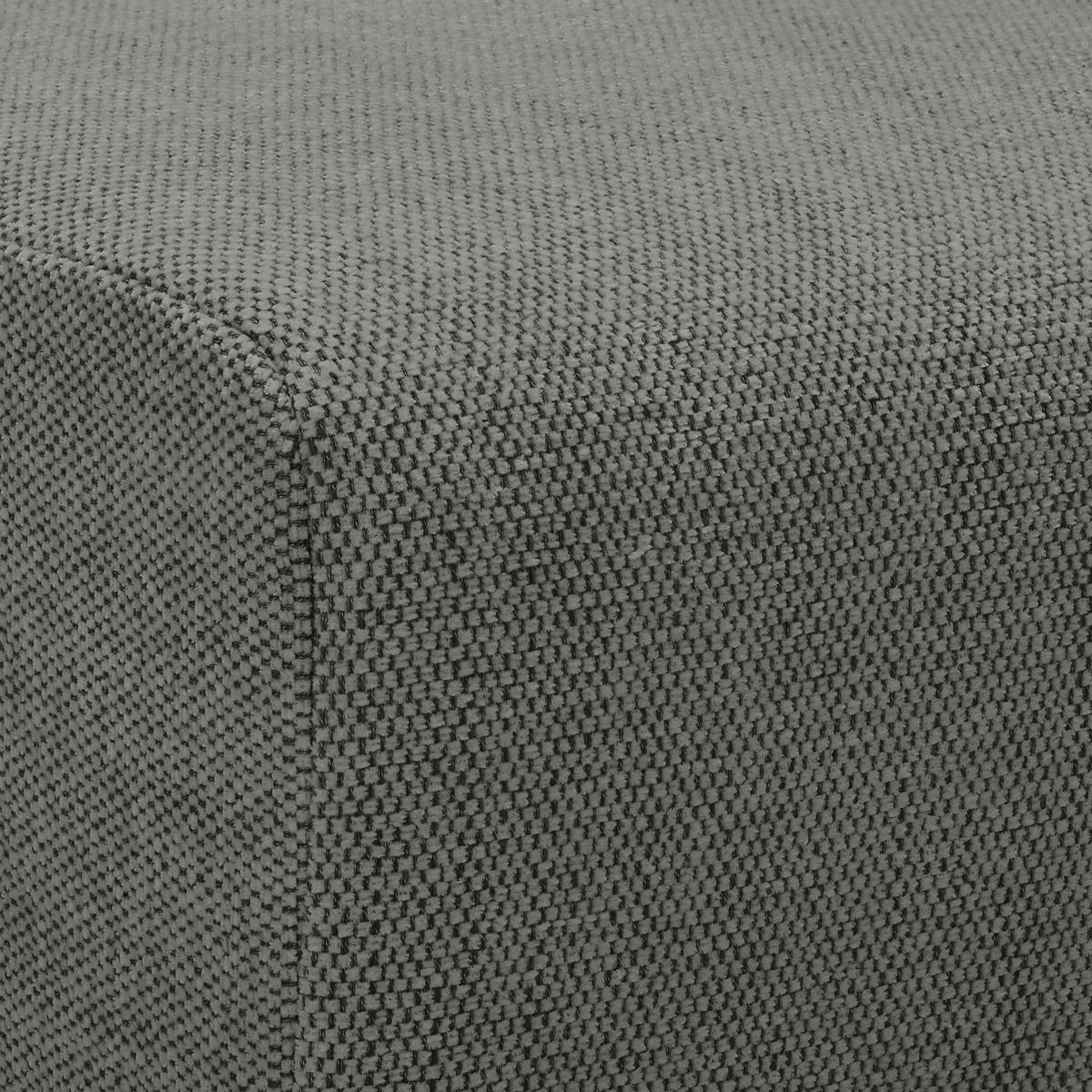 Hocker Vouge Grau Bxhxt: 101x44x92 Cm - Buchefarben/Grau, KONVENTIONELL, Textil (101/44/92cm) - Livetastic