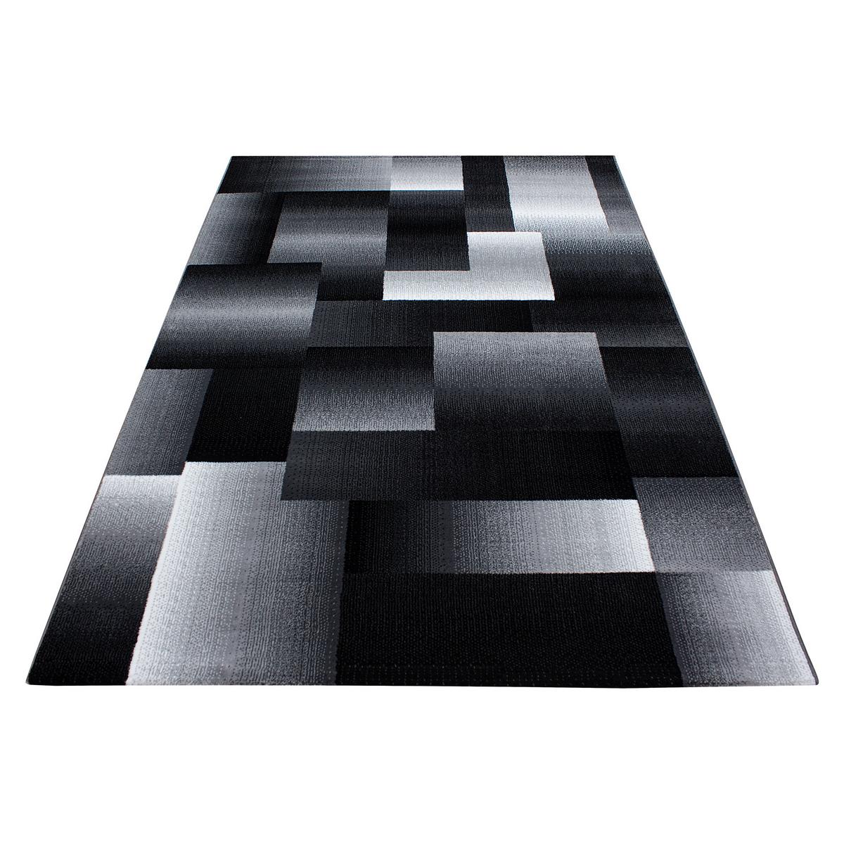 Webteppich Schwarz Naturfaser Miami 200x290 cm - Schwarz, Trend, Textil (200/290cm)