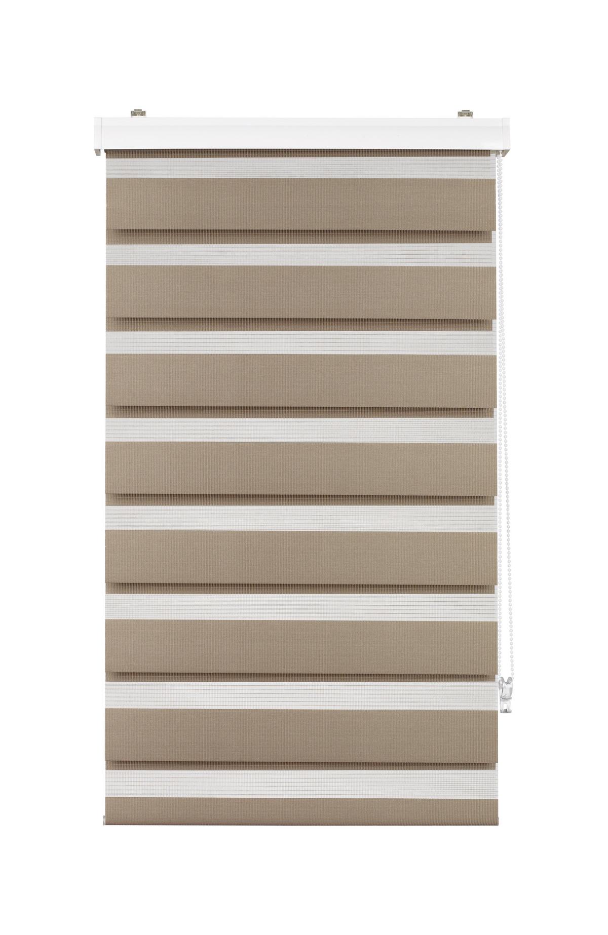 Duoroleta Thomas, 60/160cm, šedohnědá - šedohnědá, textil/plast (60/160cm) - Premium Living