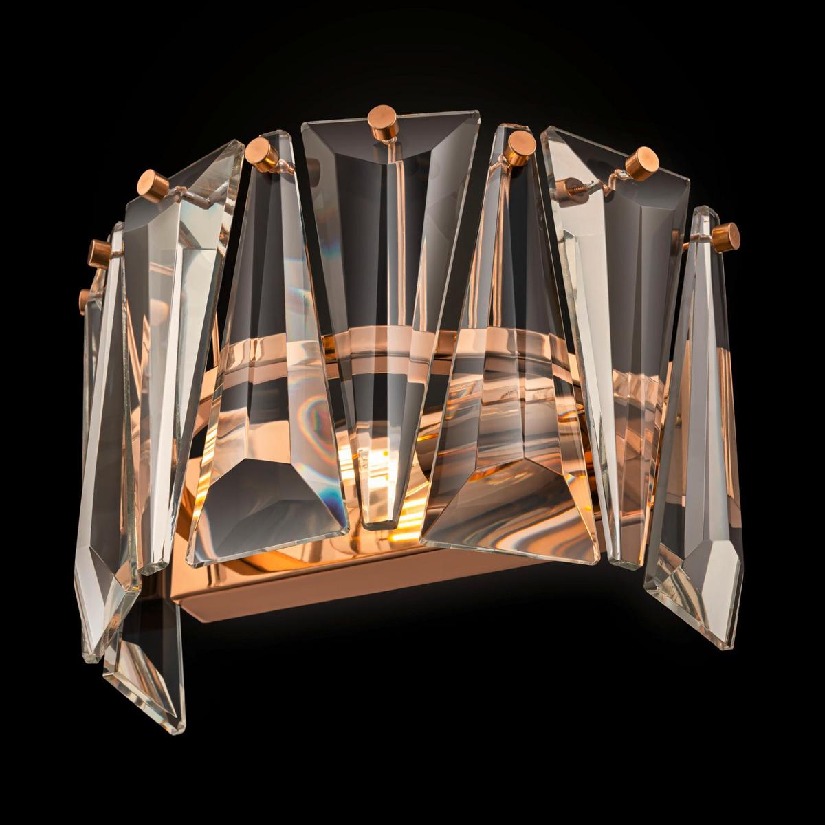 Wandleuchte Puntes - Goldfarben, Trend, Metall (15.3/16/25.6cm) - MAYTONI