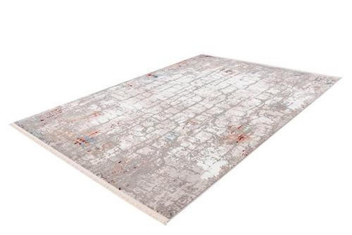 Webteppich Grau/Rosa 120x180 cm - Rosa/Grau, Design, Textil (120/180cm) - Kayoom