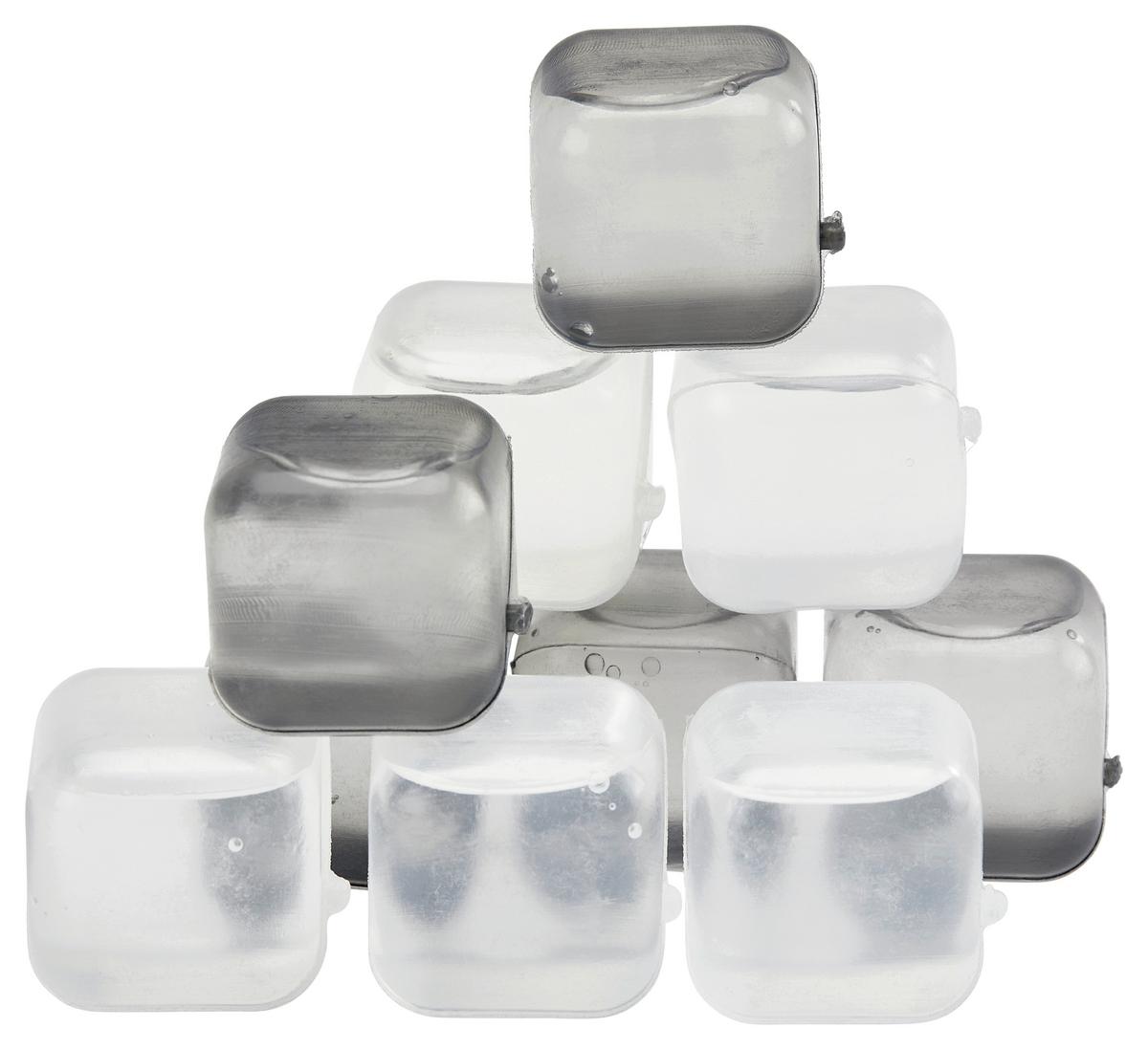 Többszörhasználatos Jégkocka Knut - fehér/szürke, Modern, műanyag - Luca Bessoni