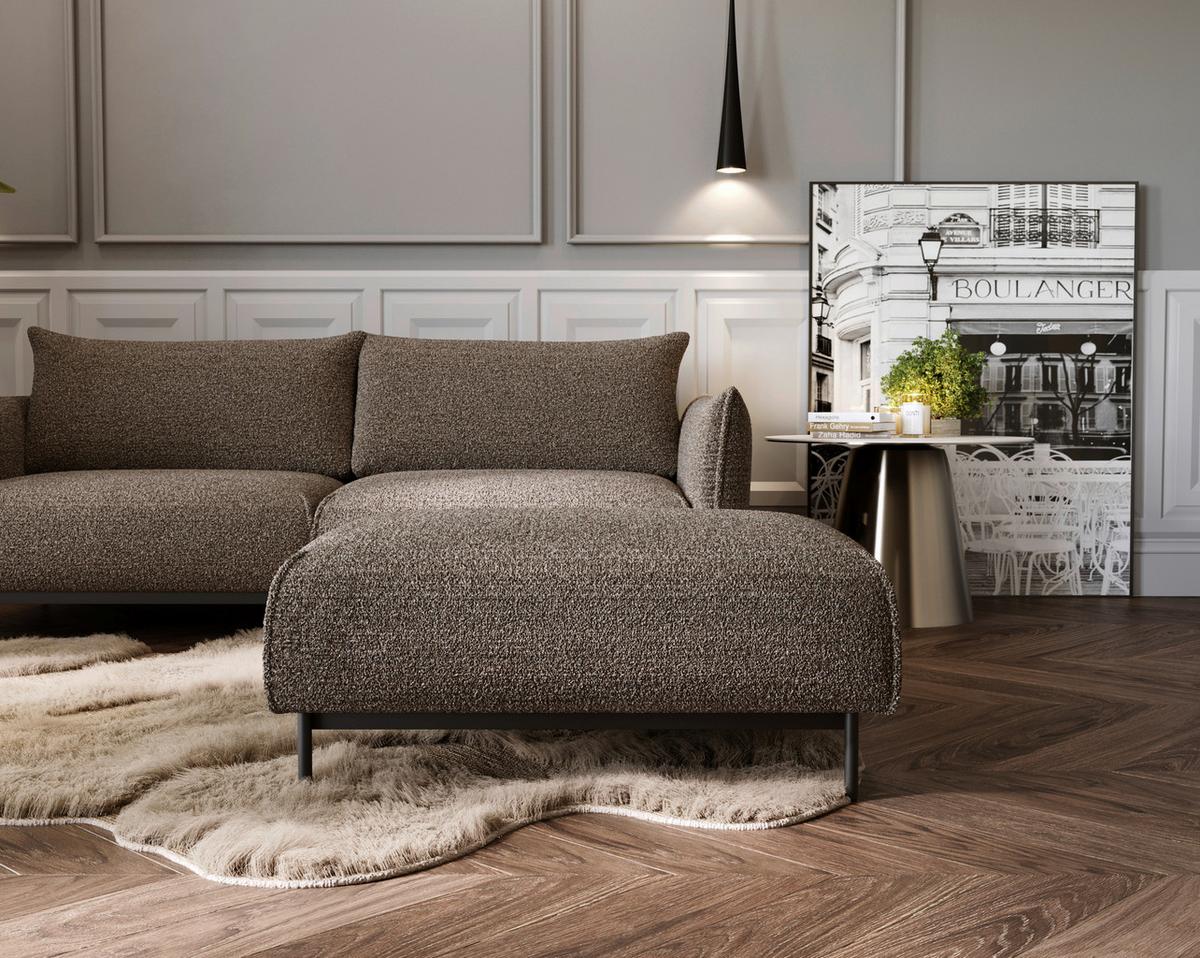 Bueno Schwarz Dunkelbraun B: 100 Cm - Dunkelbraun/Schwarz, Design, Textil (100/42/97cm) - Livetastic