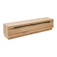 KOMODA POD TELEVIZI MATEO - černá, Moderní, kompozitní dřevo/plast (180/41/40cm) - Mömax