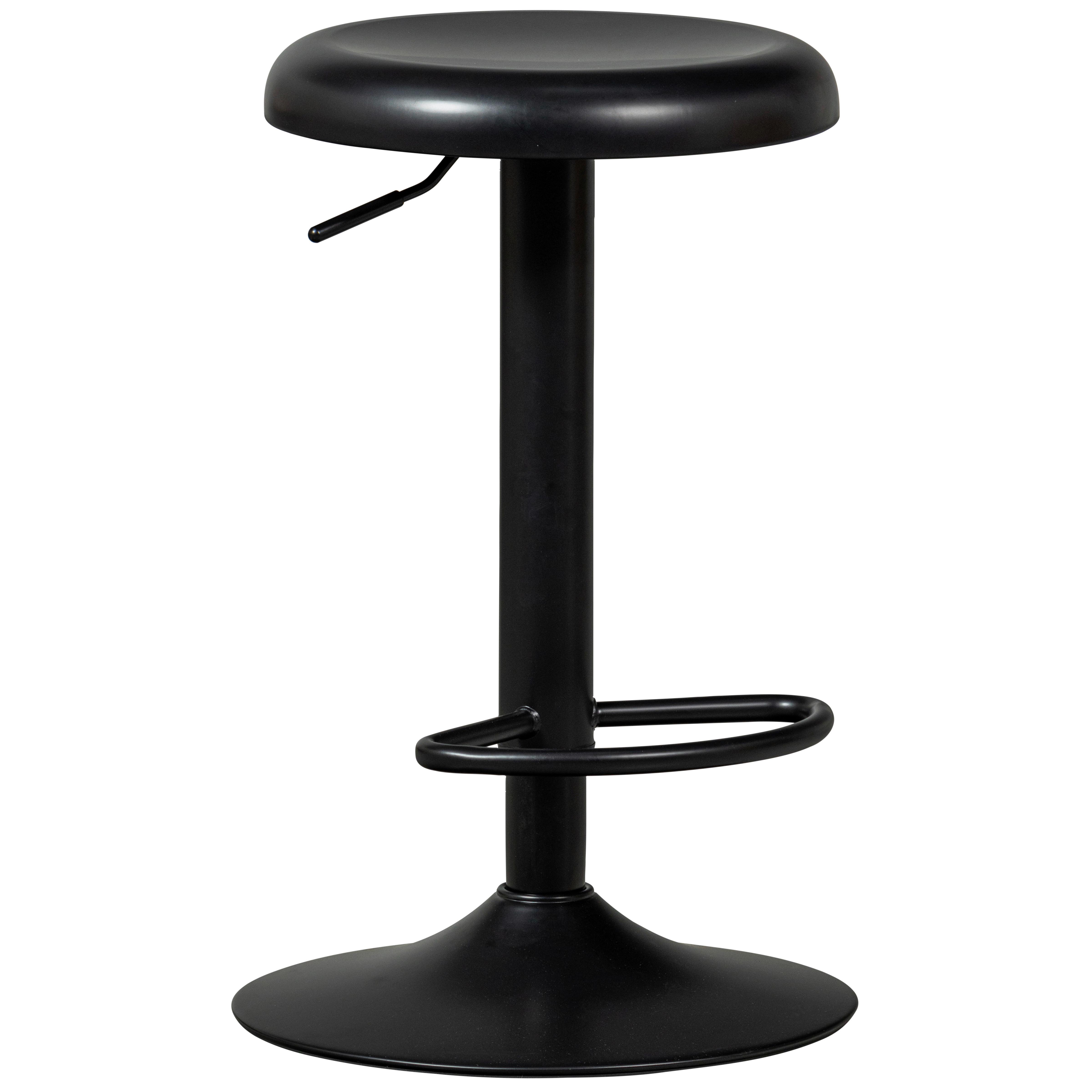 BARHOCKER Isaac Schwarz B: 39 cm - Schwarz, Design, Metall (39/81/39cm) - Livetastic