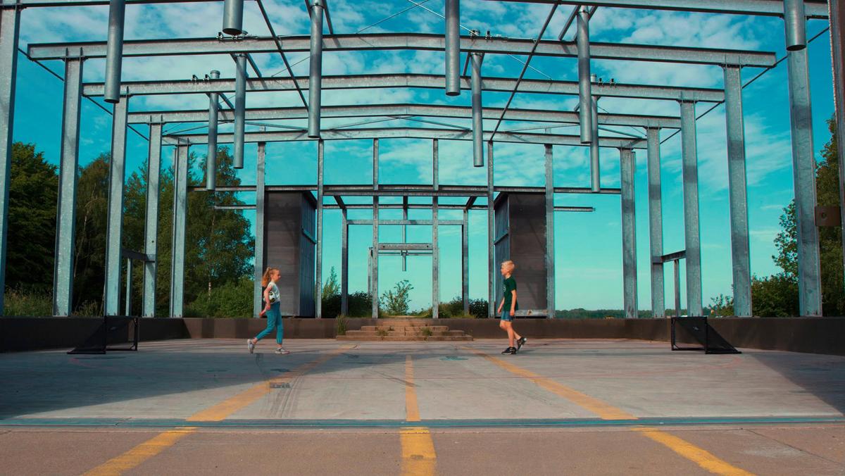 Fußballtor Salta Techniq - Schwarz, KONVENTIONELL, Metall (150/60/60cm) - Salta