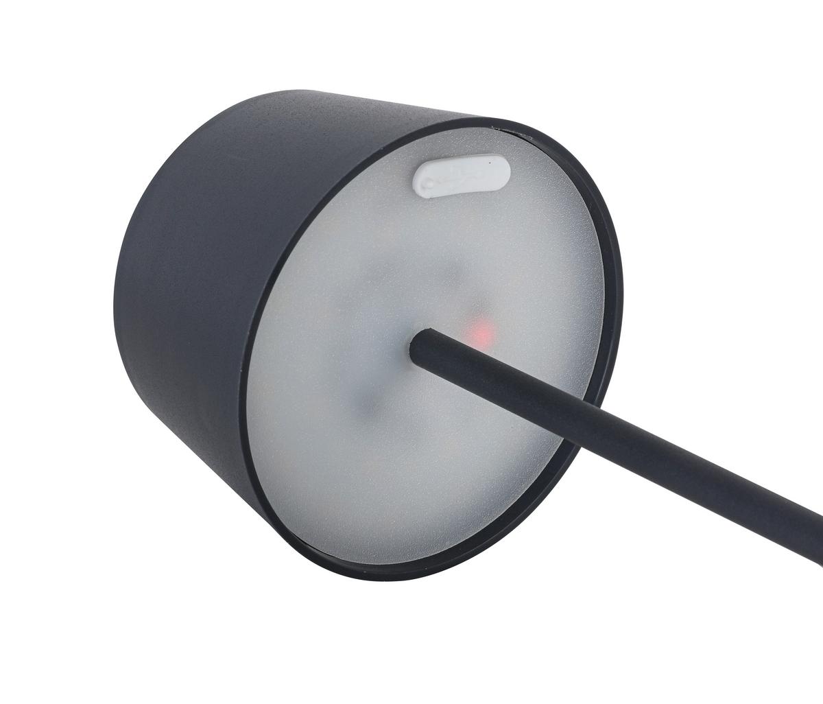 SOLÁRNÍ SVÍTIDLO ZITZ - antracitová, Konvenční, kov/plast (9/25cm) - Mömax