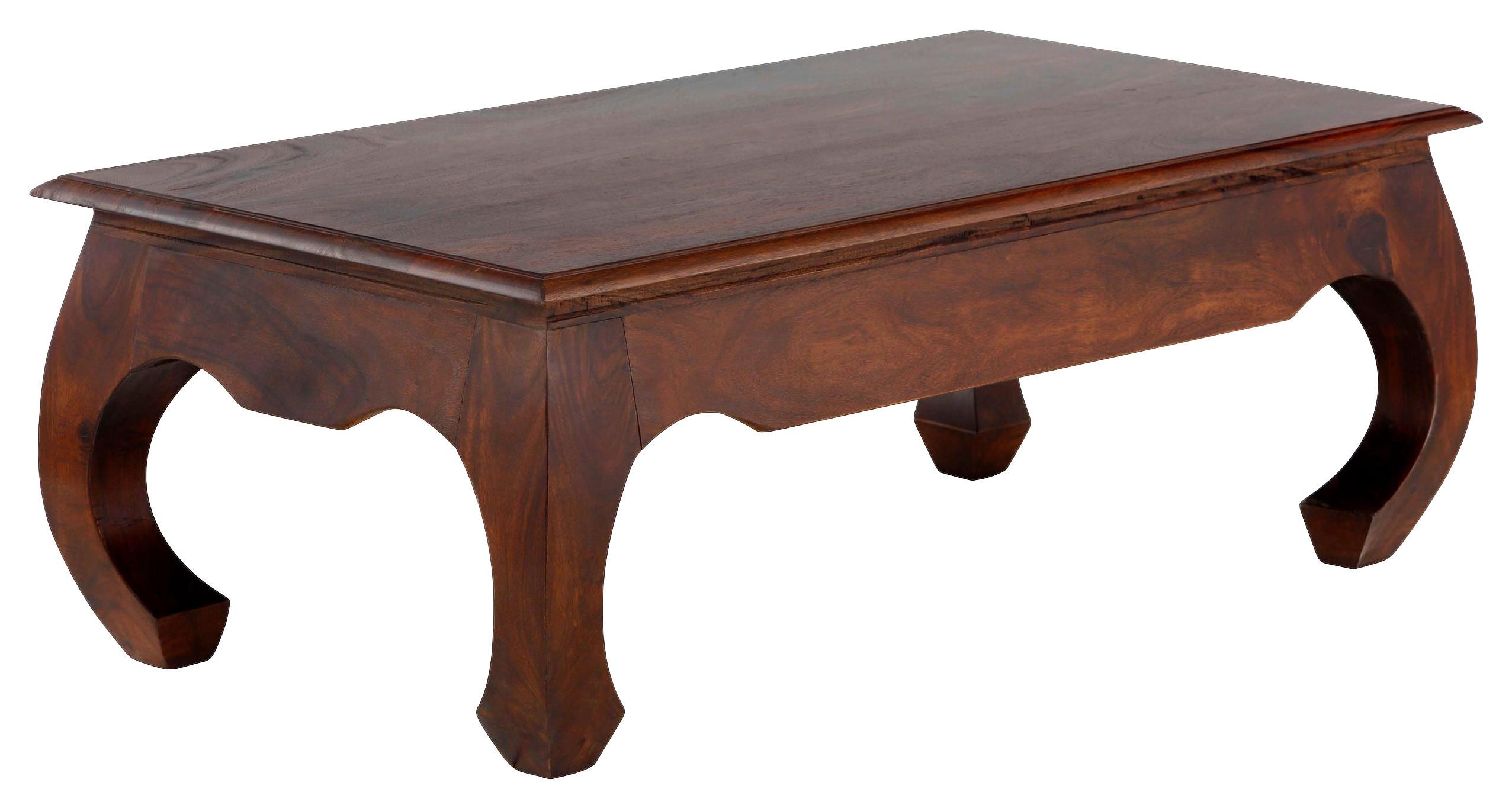 Couchtisch Kumar Braun - Braun/Akaziefarben, Design, Holz (110/40/60cm) - MID.YOU