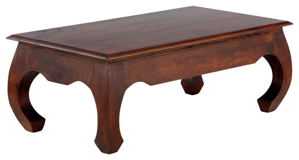 Couchtisch Kumar Braun - Braun/Akaziefarben, Design, Holz (110/40/60cm) - MID.YOU