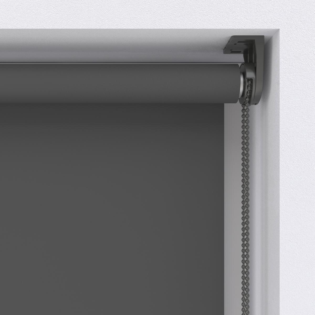 Verdunkelungsrollo 90x150 cm mit Kettenzug - Anthrazit, Basics, Kunststoff (90/150cm)