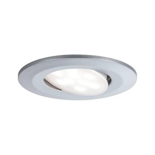 LED-Deckenleuchte Calla Ø 9 cm Schwenkbar Chromfarben Rund - Chromfarben, Basics, Kunststoff (9cm) - Paulmann