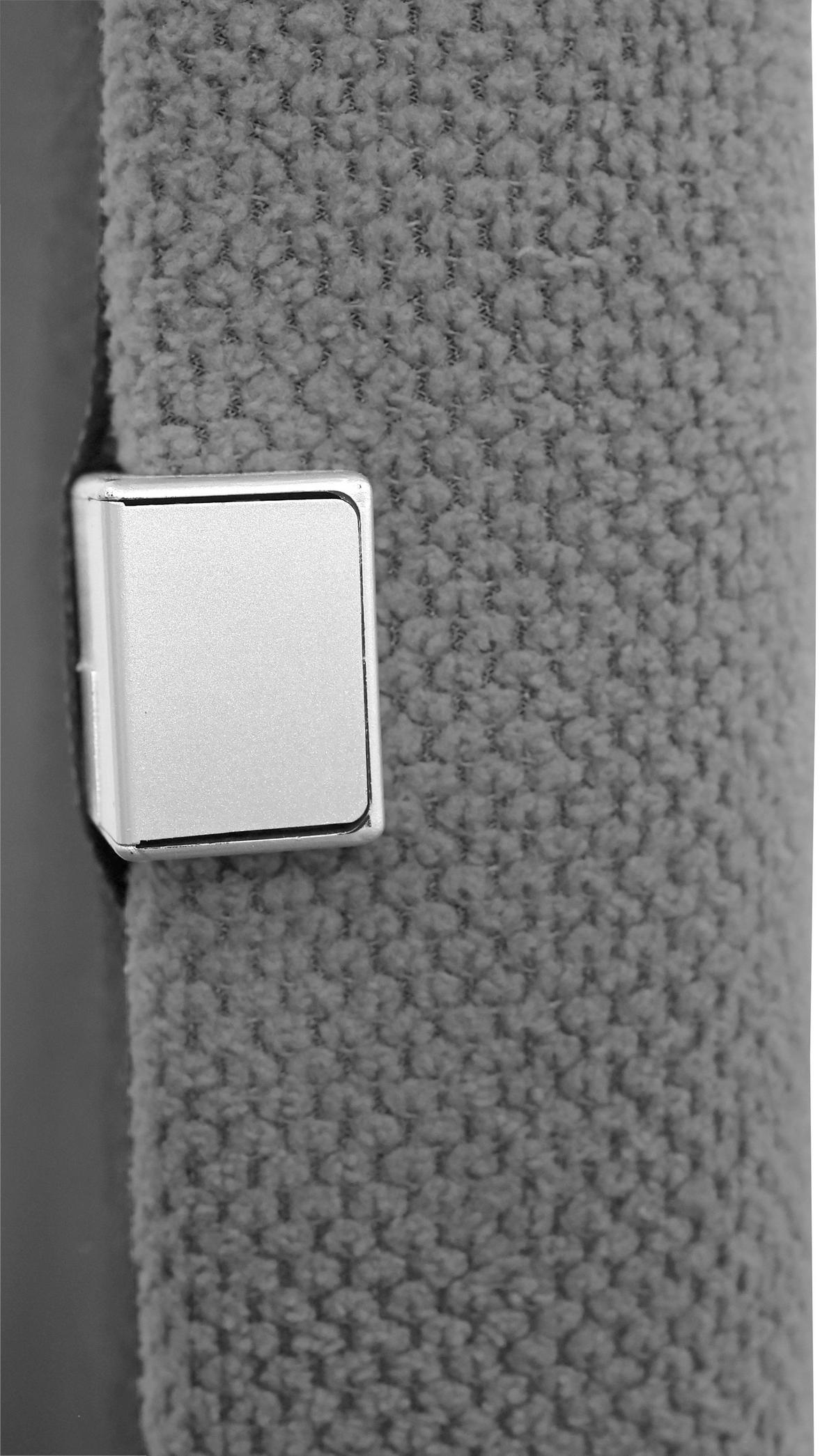 Boxbett mit Bettkasten 120x200 cm Dunkelgrau Carlos - Dunkelgrau/Schwarz, Basics, Holzwerkstoff/Textil (120/200cm) - Livetastic