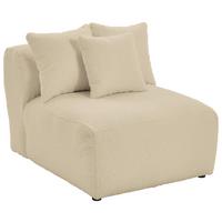 Modul Sofa Bloom B: 85 cm Beige - Beige, Trend, Textil (85/70/122cm) - Livetastic