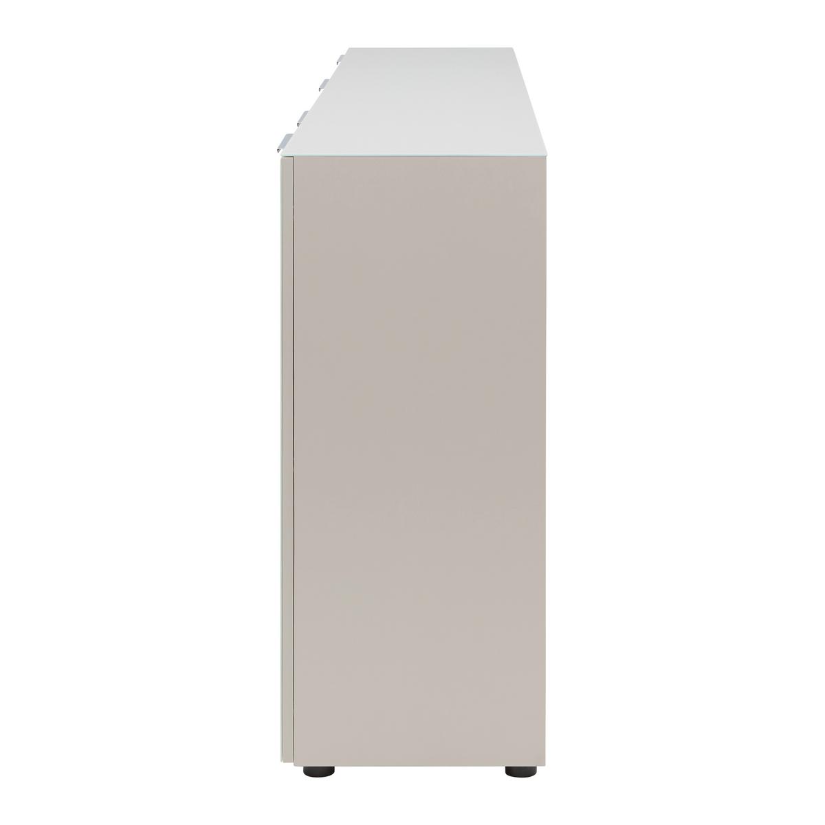 Široká komoda Siena SIENA -EXKLUSIV- - černá/kašmírová, Moderní, kov/kompozitní dřevo (226/99/40cm) - Mömax
