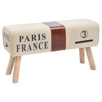 Garderobenbank Wl5 B: 91 cm Gepolstert Braun/Beige - Beige/Braun, Natur, Textil (91/51/30cm) - MID.YOU