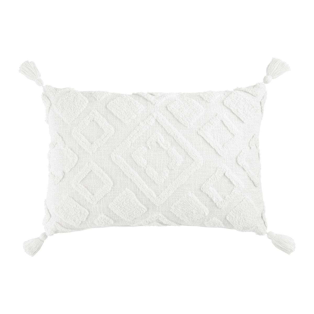 DEKORAČNÝ VANKÚŠ BOHO - biela, Lifestyle, textil (40/60cm) - Mömax