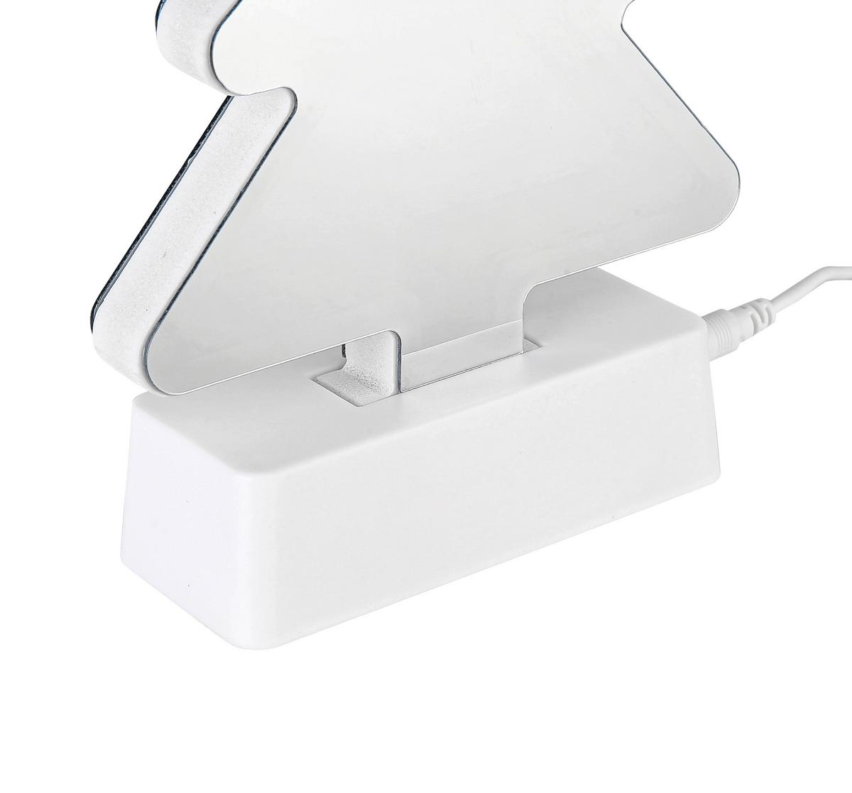 Led-dekoleuchte Christmas Tree - Transparent/Weiß, Basics, Kunststoff (13,2/4,6/22,8cm) - James Wood
