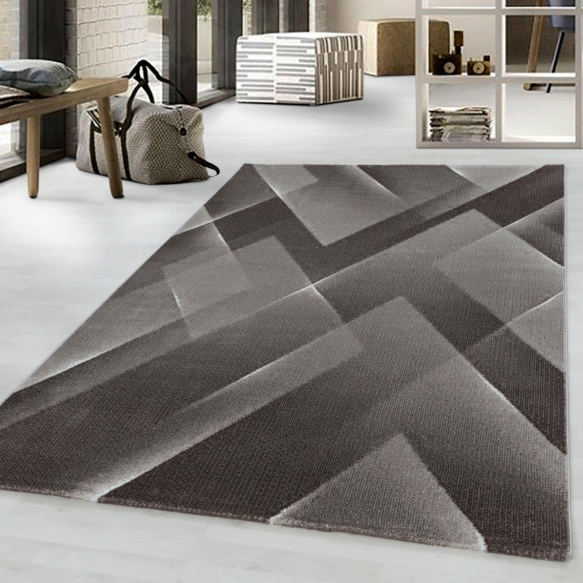 Webteppich Braun Costa 200x290 cm - Braun, Design, Textil (200/290cm)