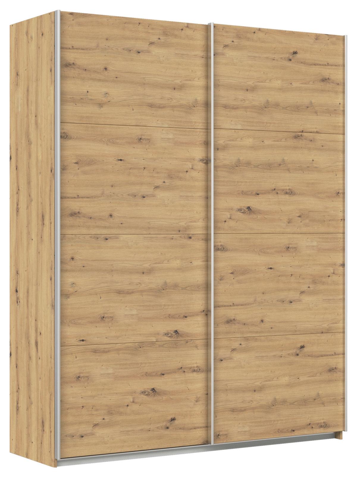 Schwebetürenschrank B: 181cm Feldkirch Eiche Dekor - Eiche Artisan, MODERN, Holzwerkstoff (181/229/62cm)