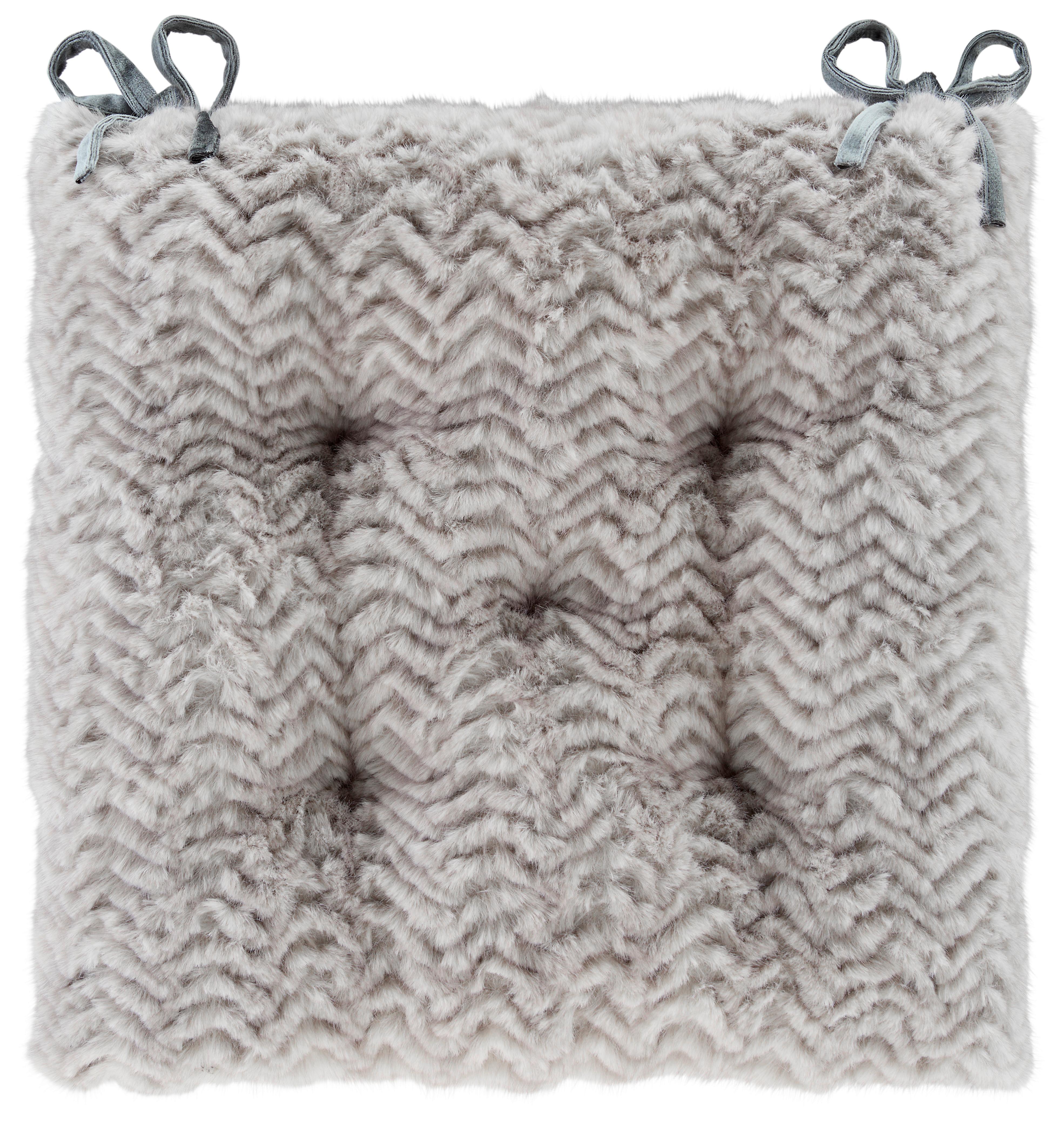 Ülőpárna Ottawa Kb. 40/40cm - szürke, Modern, textil (40/40/4cm) - Luca Bessoni