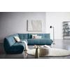 Ecksofa Giselle Petrol S: 315x285 Cm - Petrol, Trend, Textil (315/285cm) - Livetastic