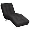 Liege Isabella Flachgewebe Schwarz - Chromfarben/Schwarz, MODERN, Textil (68/88/164cm) - MID.YOU