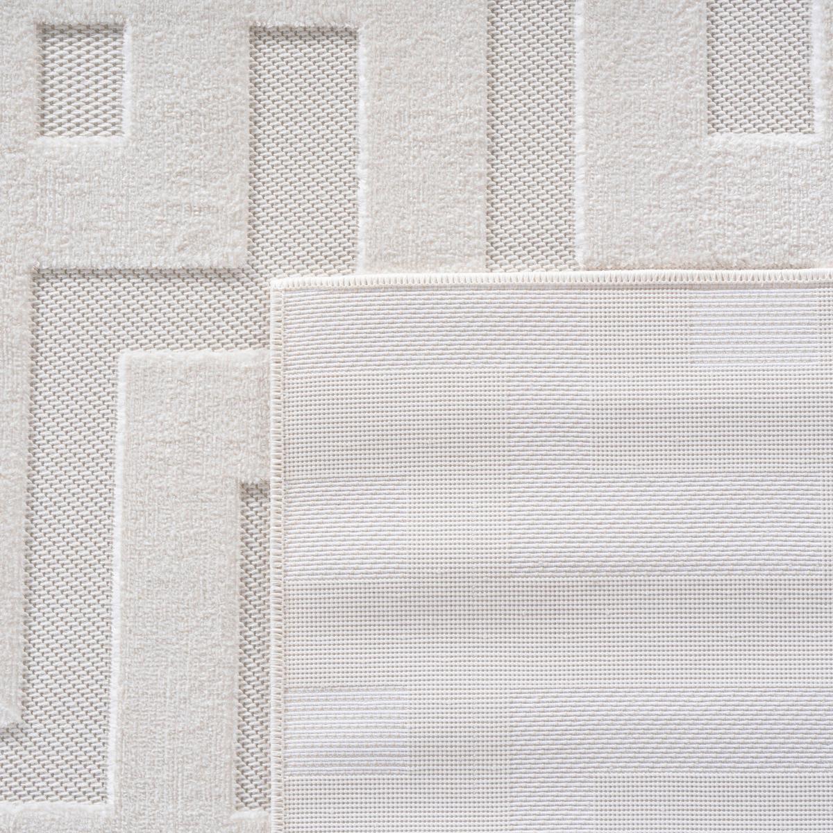 Flachwebteppich, Creme Doha - Creme, Basics, Textil (80/150cm)
