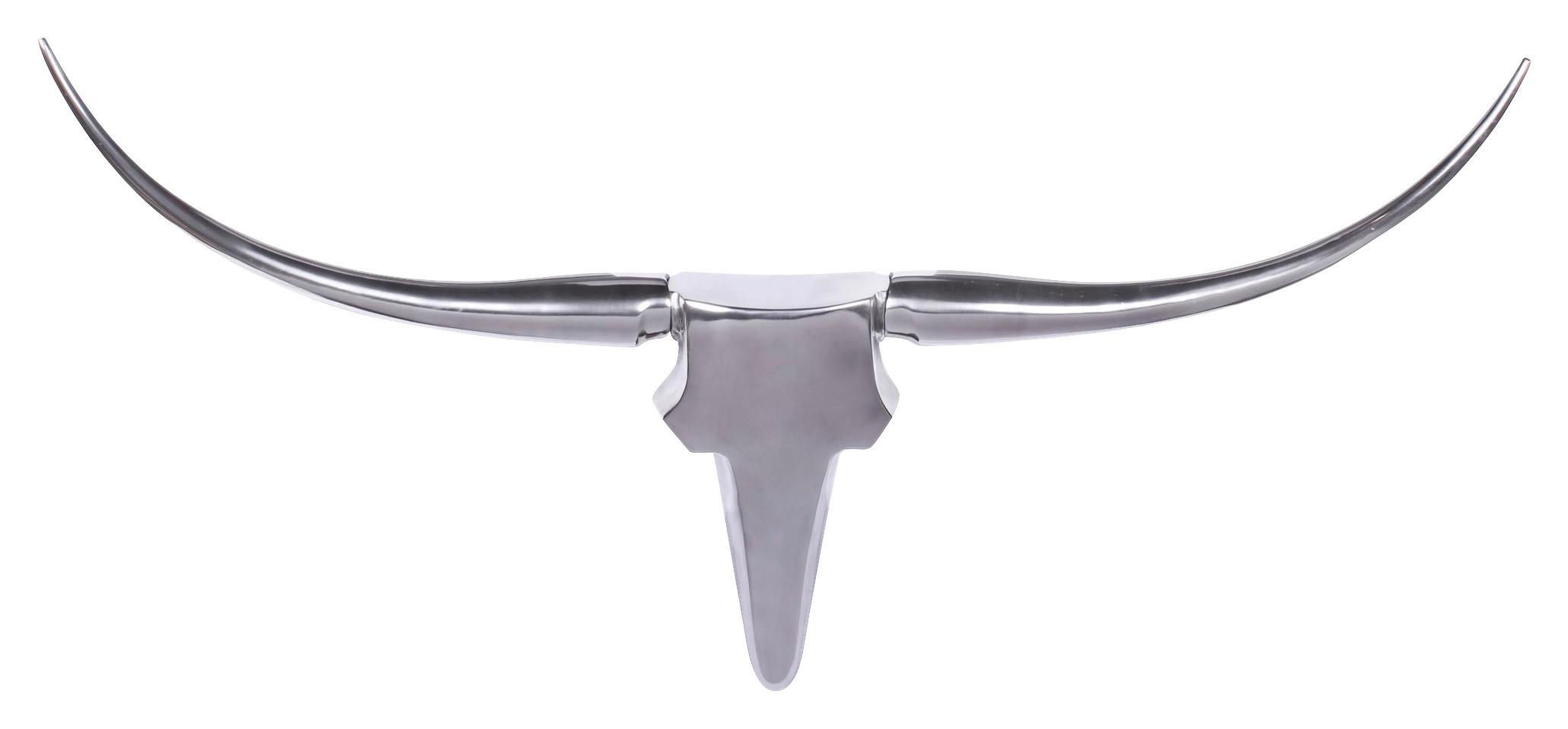 Nástenná dekorácia WOHNLING - strieborná, Modern, kov (125/60/10cm) - MID.YOU