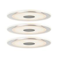 LED-Deckenleuchte 3er-Set Ø 15 cm, 1-Flammig, Rund - Basics, Metall (15cm) - Paulmann