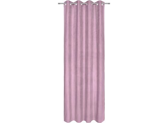 Závěs S Kroužky Velours - šeříková, Konvenční, textil (140/245cm) - Mömax modern living Závěs S Kroužky Velours - šeříková, Konvenční, textil (140/245cm) - Mömax modern living