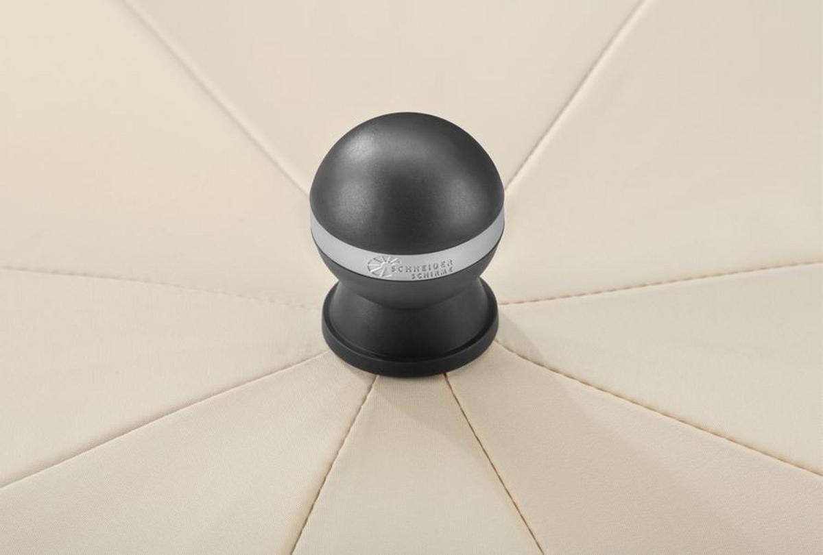 Sonnenschirm Lacarno BxHxT: 150x220x150 cm Naturfarben - Anthrazit/Silberfarben, Basics, Textil/Metall (150/220/150cm) - Schneider