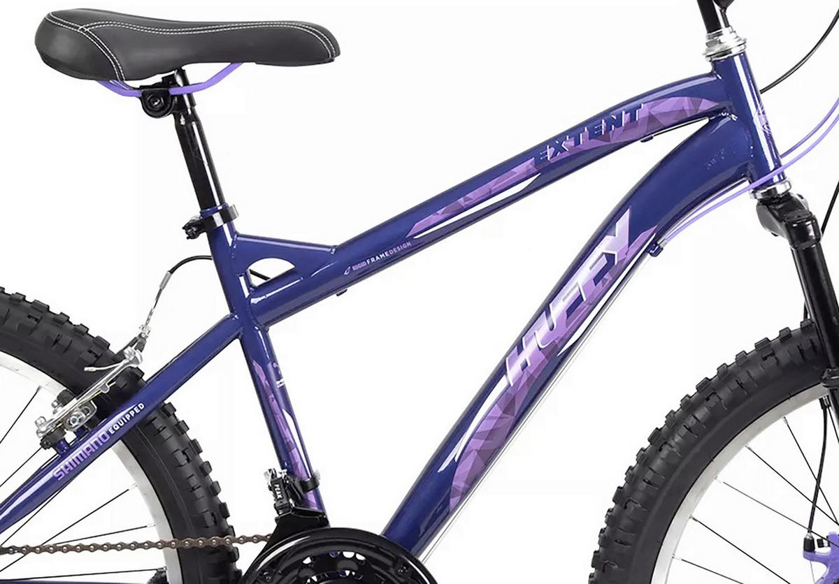 Kinderfahrrrad Mountainbike Huffy Extent 24 Zoll - Lila, Basics, Metall (59,7/168,9/99,1cm)